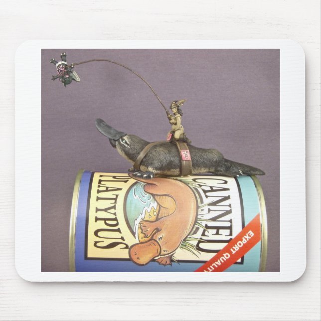 Tapis De Souris Libby sur un ornithorynque sur un mousepad (Devant)