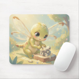 Tapis De Souris Libellule – Nectar d'étoiles de la nuit silencieus