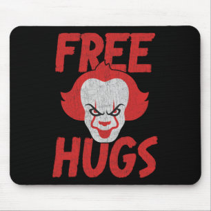 Tapis De Souris Libre Hugs Killer Effrayant Clowns Vêtements Pour