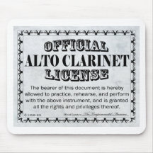 Licence Alto Clarinet