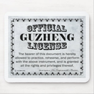 Tapis De Souris Licence Guzheng