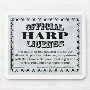 Tapis De Souris Licence Harpe