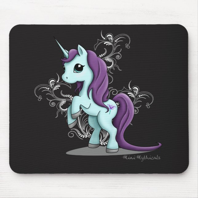 Tapis De Souris Licorne Mousepad (Devant)