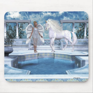 Tapis De Souris Licornes Mousepad de Fae d'anges