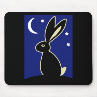 Tapis De Souris Lièvres au crépuscule
