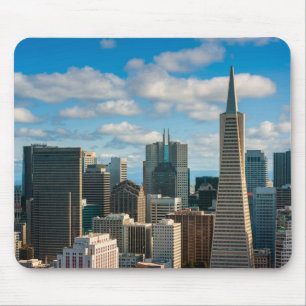 Tapis De Souris Ligne aérienne du Financial District de San Franc