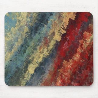 Tapis De Souris "Ligne art abstrait MousePad dans temps"
