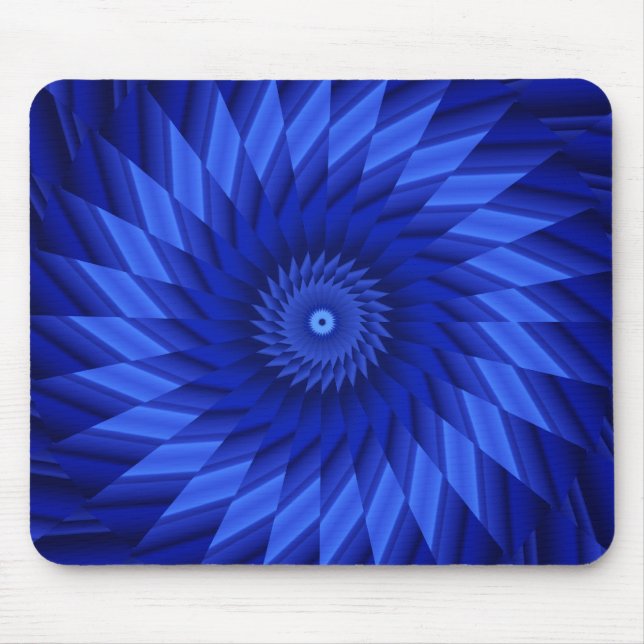 Tapis De Souris Ligne bleue mince (Devant)