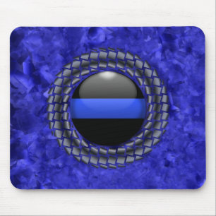 Tapis De Souris Ligne bleue mince