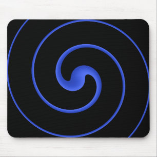 Tapis De Souris Ligne bleue mince