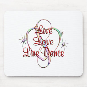 Tapis De Souris Ligne danse vivante d'amour