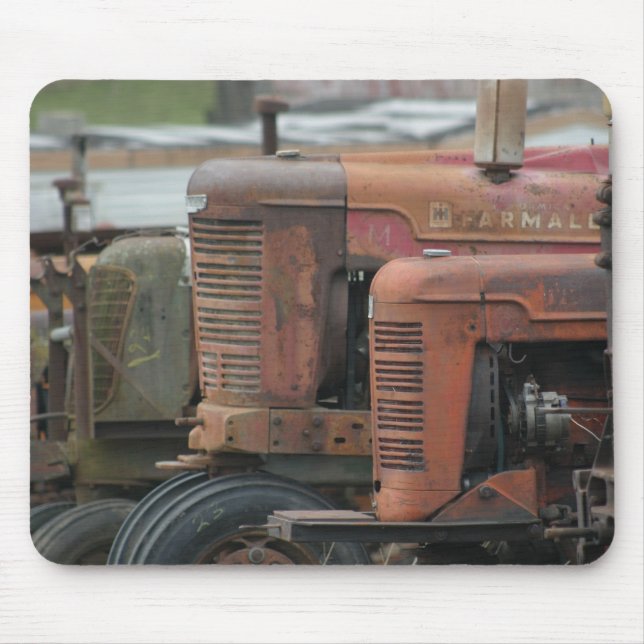 Tapis De Souris Ligne rouge Mousepad de tracteur (Devant)