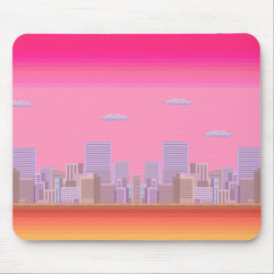 Tapis De Souris Ligne Skyline 8 bits