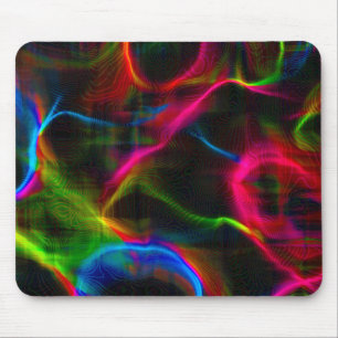 Tapis De Souris Lignes abstraites jolies et colorées