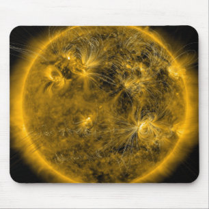 Tapis De Souris Lignes de champ magnétique le Sun