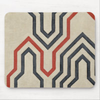 Lignes graphiques orange et bleu