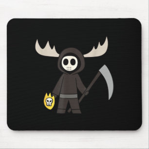 Tapis De Souris Lil Doom Moose - Dessin animé drôle de faucheur