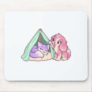 Tapis de souris Lila et Peaches Blanket Fort