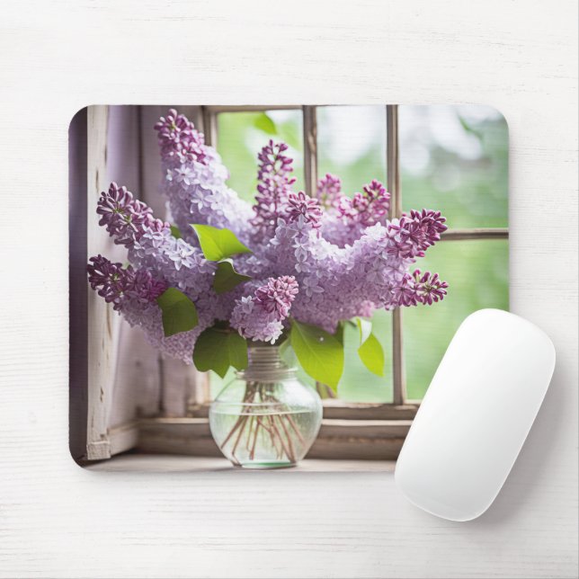 Tapis De Souris Lilac Bouquet (Avec souris)