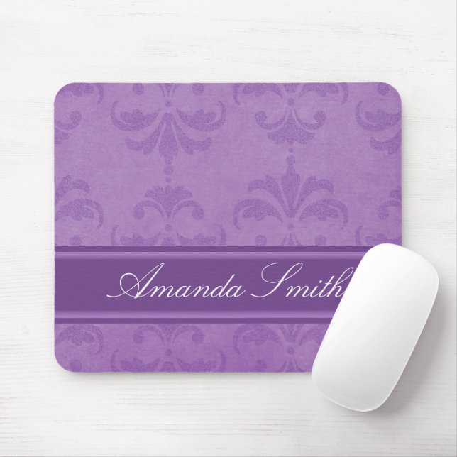 Tapis De Souris Lilac Damask (Avec souris)