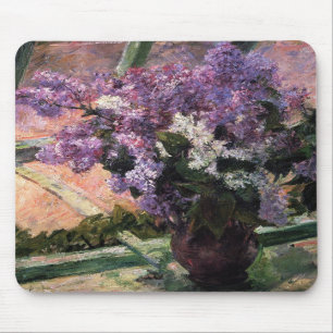 Tapis De Souris Lilacs dans une fenêtre, Mary Cassatt Mousepad