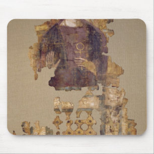 Tapis De Souris Linceul dépeignant une femme tenant un ankh