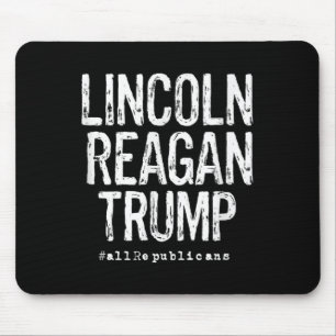 Tapis De Souris Lincoln, Reagan, Trump - Présidents favoris