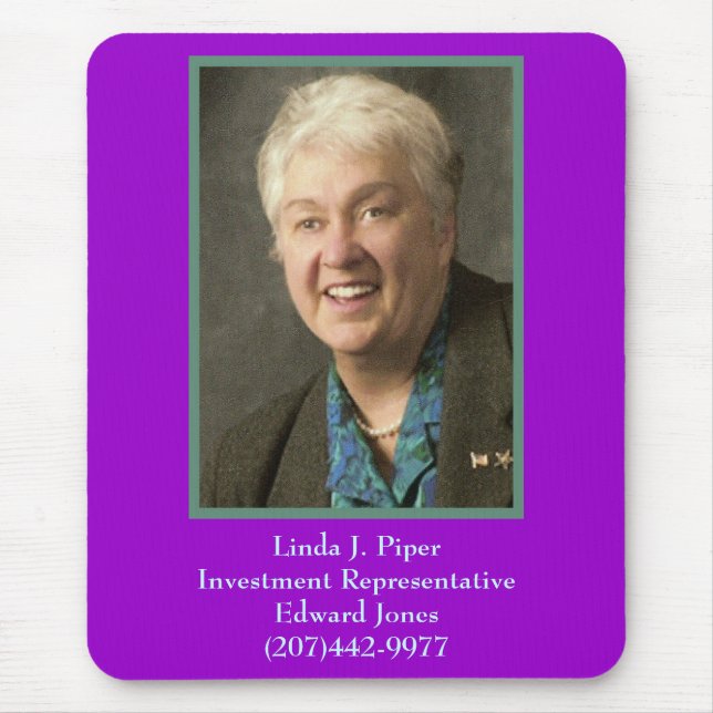 Tapis De Souris Linda, Linda J. PiperInvestment RepresentativeE… (Devant)