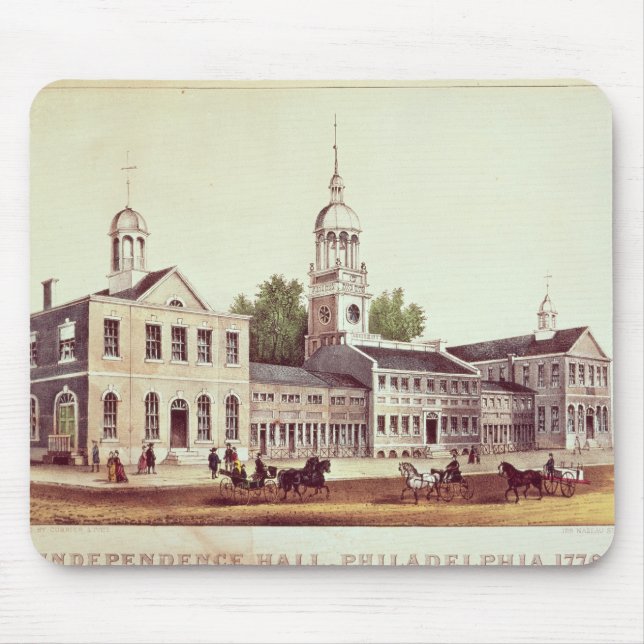 Tapis De Souris L'indépendance Hall, Philadelphie (Devant)