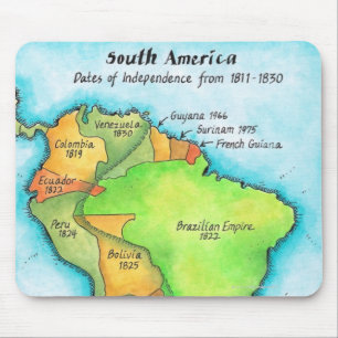 Tapis De Souris L'indépendance sud-américaine