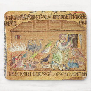 Tapis De Souris L'inondation, de l'oreillette, coordonnée de Noé