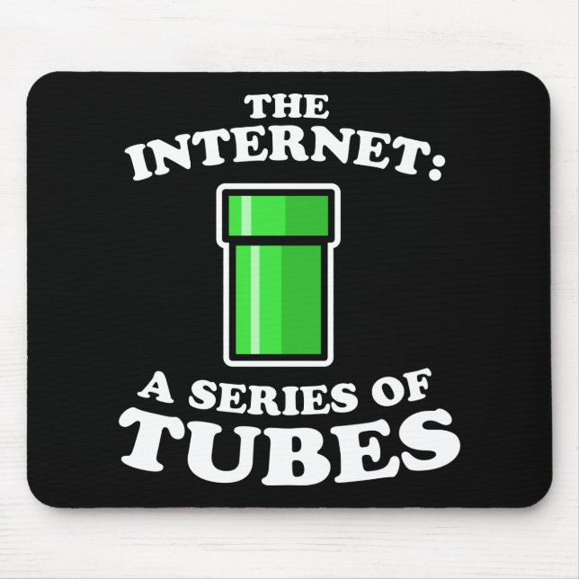 Tapis De Souris l'Internet - it�s par séries de tubes - fanez (Devant)