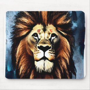 Tapis De Souris Lion d'Afrique sauvage d'Artsy