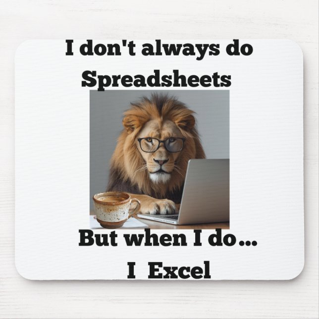 Tapis De Souris Lion Mousepad (Devant)