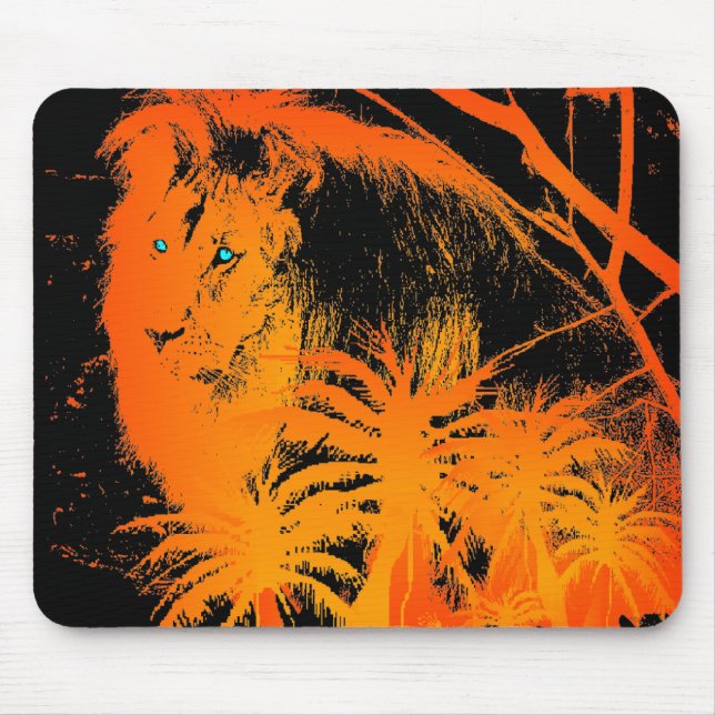 Tapis De Souris Lion Mousepad (Devant)
