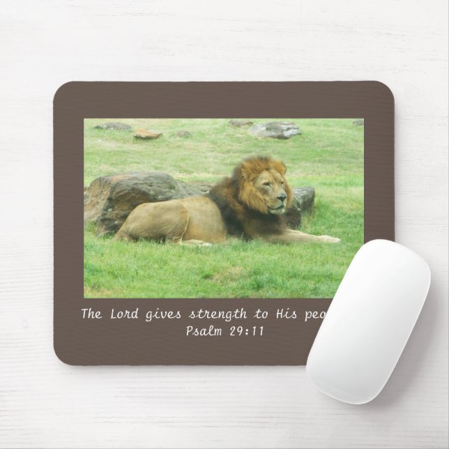 Tapis De Souris Lion Mousepad (Avec souris)