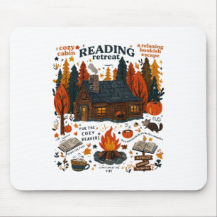 Tapis De Souris Lire Retraite Ghost Lire plus Livres Drôle Hallow