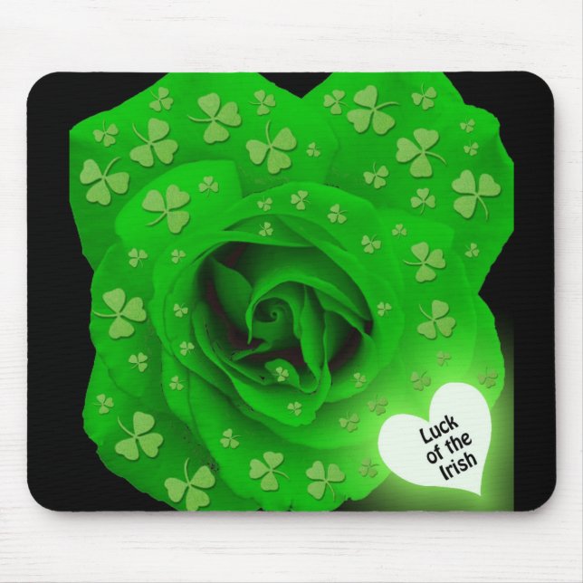 Tapis De Souris L'Irlandais s'est levé - chance de l'Irlandais (Devant)