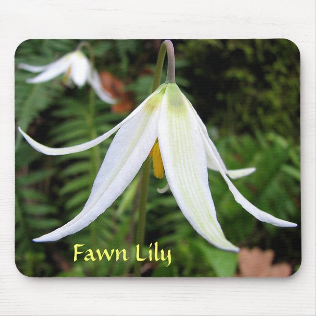 Tapis De Souris Lis de faon Mousepad (Devant)