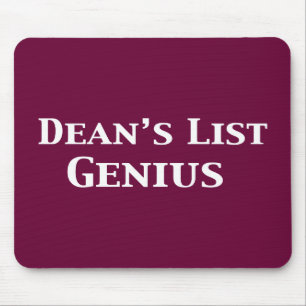 Tapis De Souris List Genius Gifts de doyen