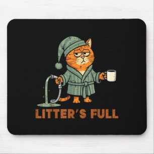 Tapis De Souris Litières pour chats pleine citation drôle humour p