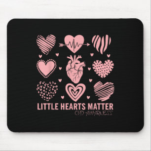 Tapis De Souris Little Heart Conception De Sensibilisation À L'Écr