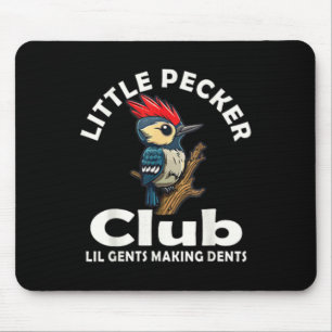 Tapis De Souris Little Pecker Club Chemise Avant Et Arrière