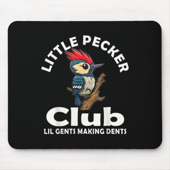 Tapis De Souris Little Pecker Club Chemise Avant Et Arrière (Devant)