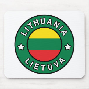 Tapis De Souris Lituanie Lietuva