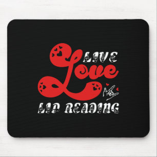 Tapis De Souris Live Love Lip Lire la perte d'audition conscience