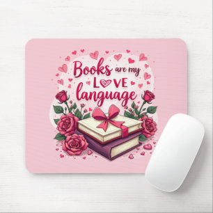Tapis De Souris Livre Lover Valentine Romantique Lecture esthétiqu