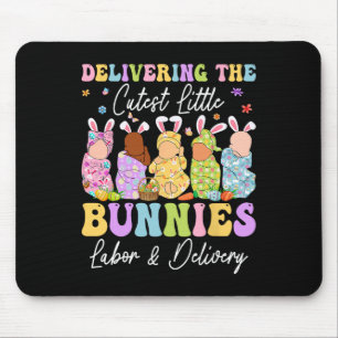 Tapis De Souris Livrer Les Petits Bunnies Les Plus Cuttes Infirmiè