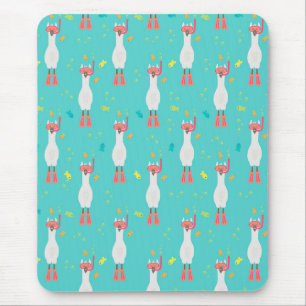 Tapis De Souris Llama Summer Swim