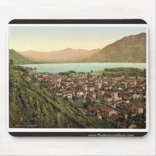 Tapis De Souris Locarno, vue générale, Tessin, cru de la Suisse